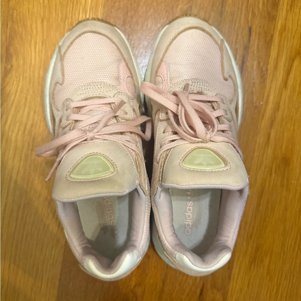 Adidas Women's Soft Pink Falcon Sneakers